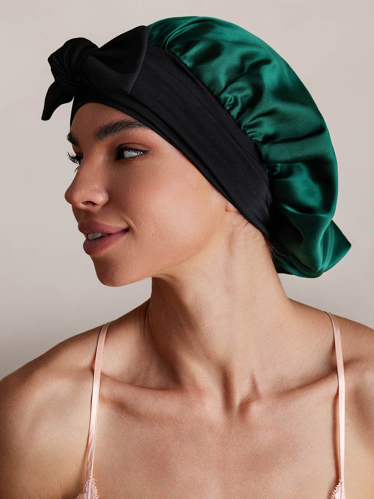 Nuvero PureSilk Bowknot Tie Bonnet