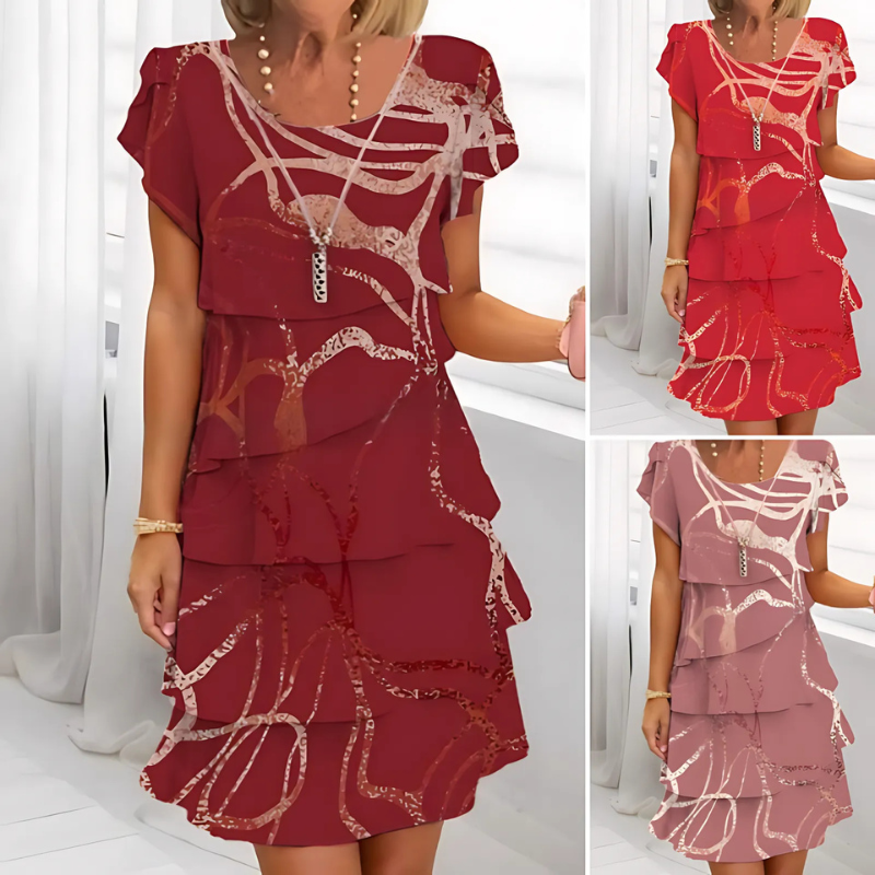 EVENA | FLOWING LAYERED DRESS