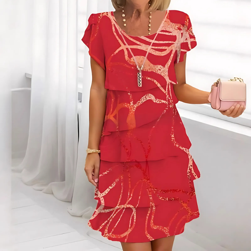 EVENA | FLOWING LAYERED DRESS