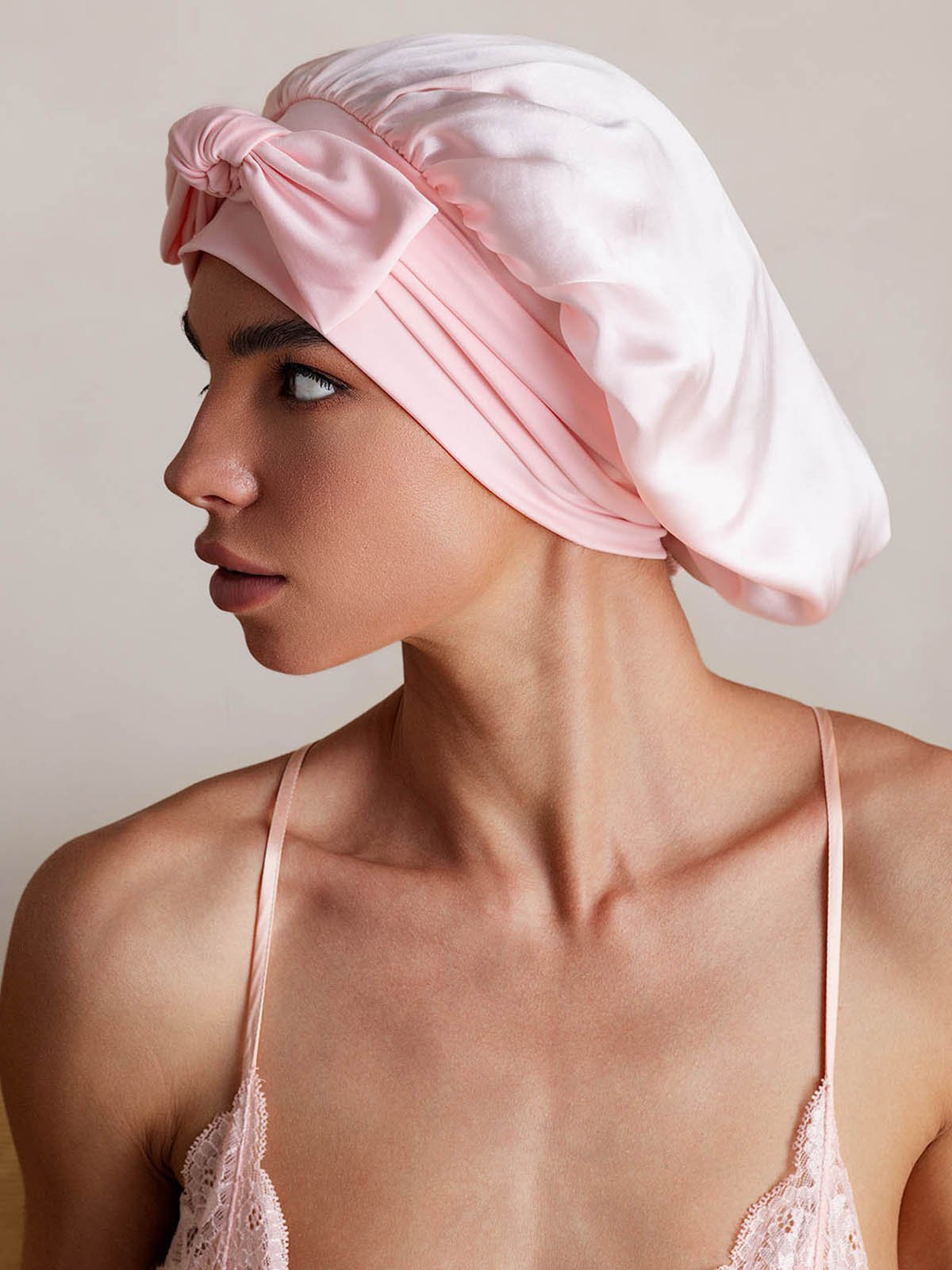 Nuvero PureSilk Bowknot Tie Bonnet