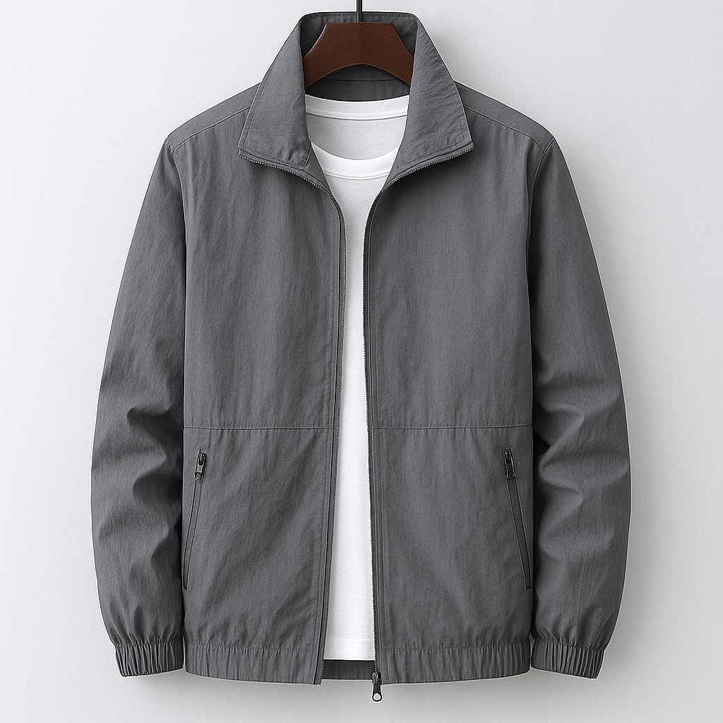 LARRY - The Casual Lightweight Stand Collar Jacket