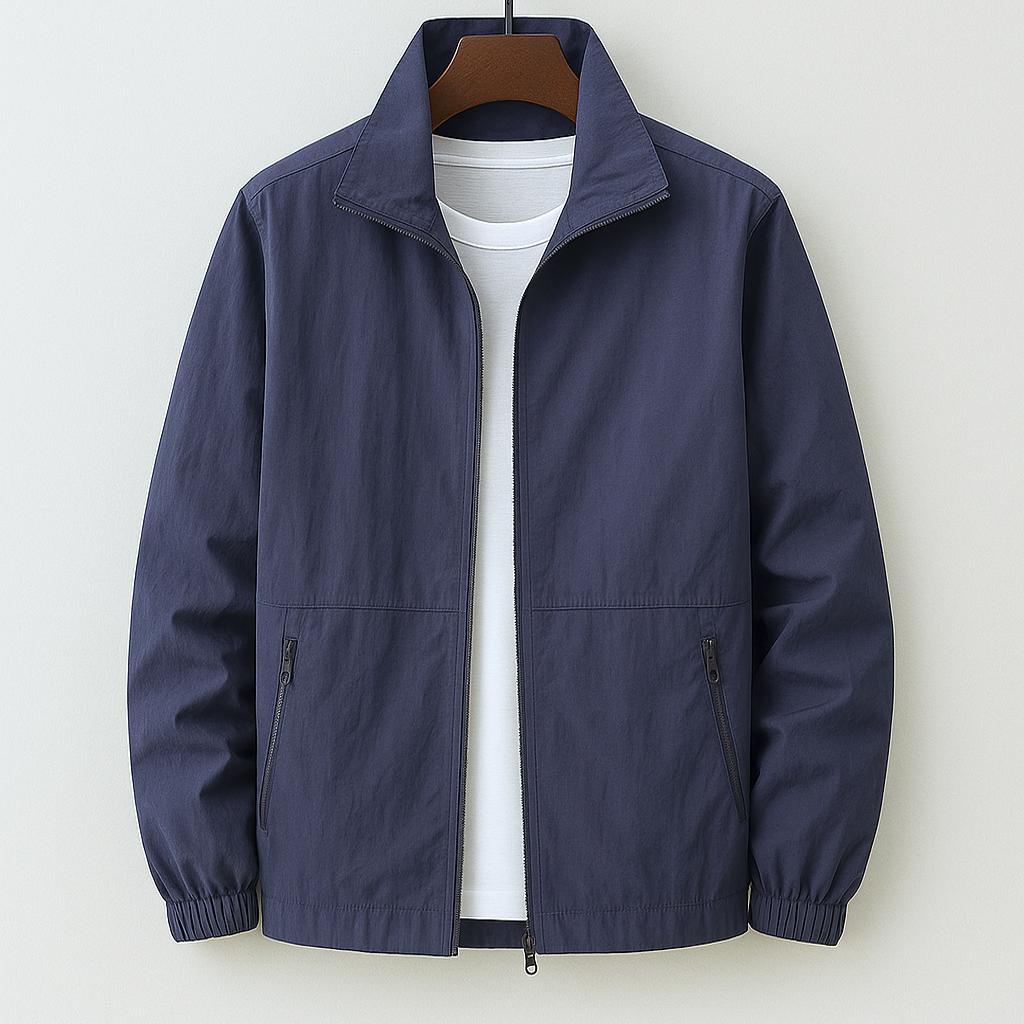 LARRY - The Casual Lightweight Stand Collar Jacket