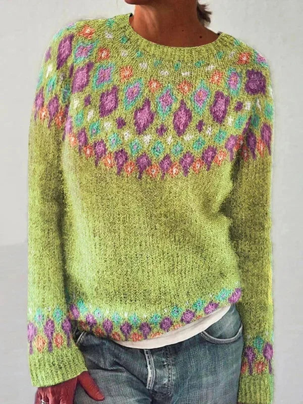 TESSA | Diamond Knit Sweater