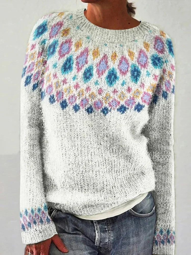 TESSA | Diamond Knit Sweater