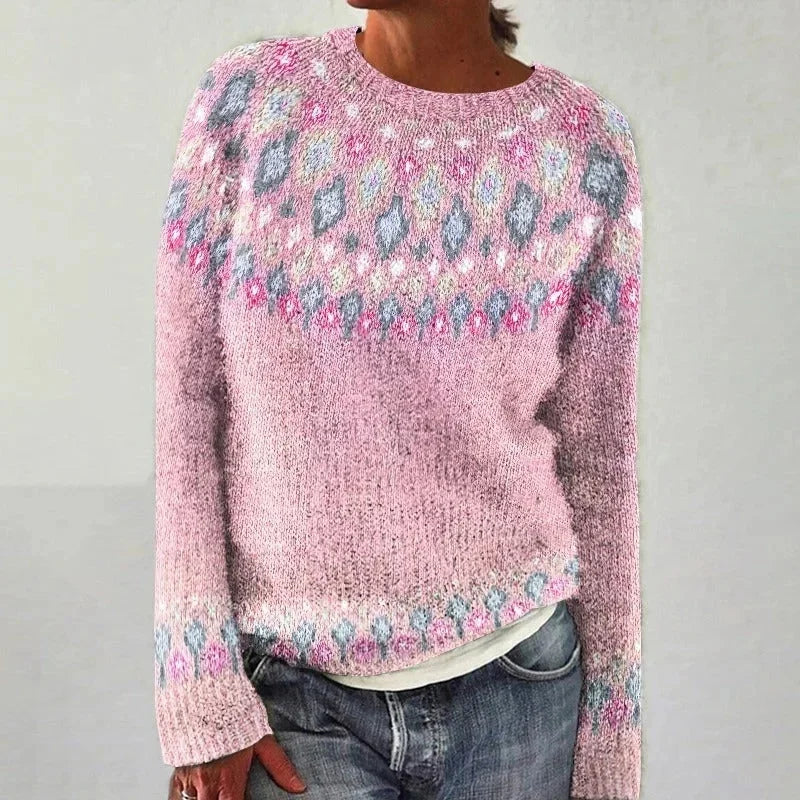 TESSA | Diamond Knit Sweater