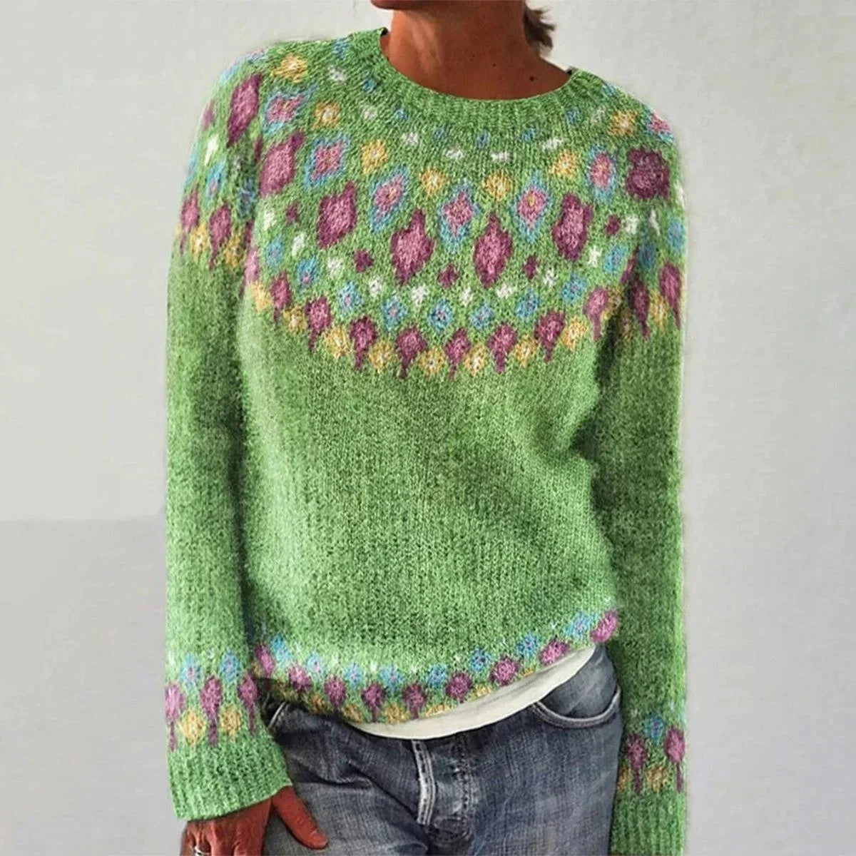 TESSA | Diamond Knit Sweater