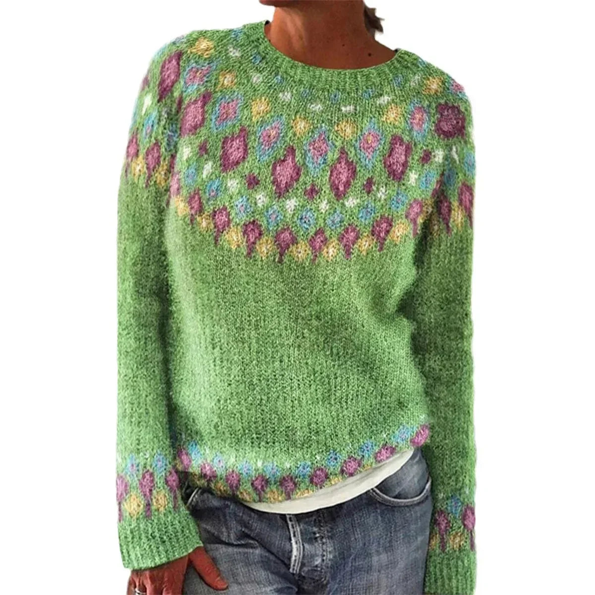 TESSA | Diamond Knit Sweater