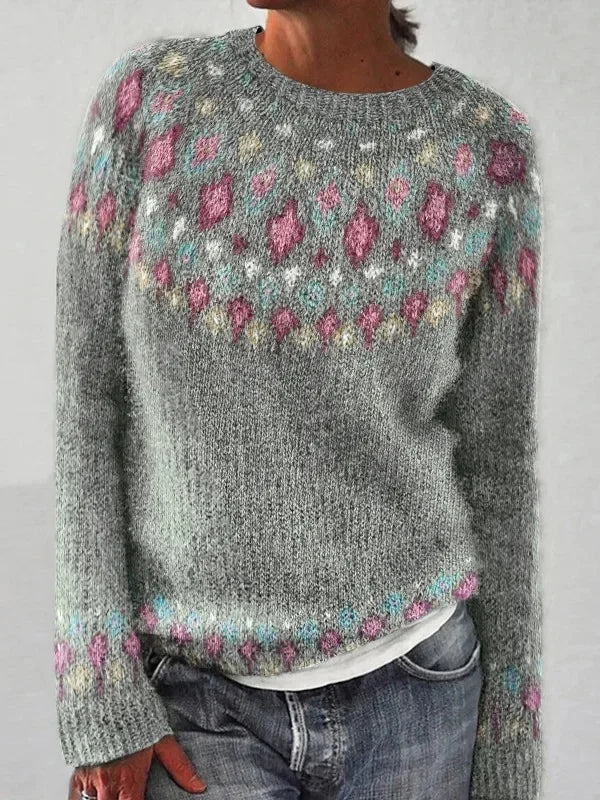 TESSA | Diamond Knit Sweater