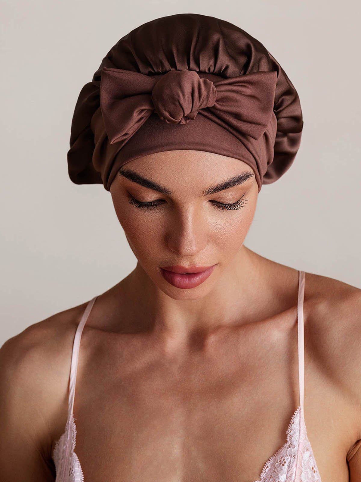 Nuvero PureSilk Bowknot Tie Bonnet