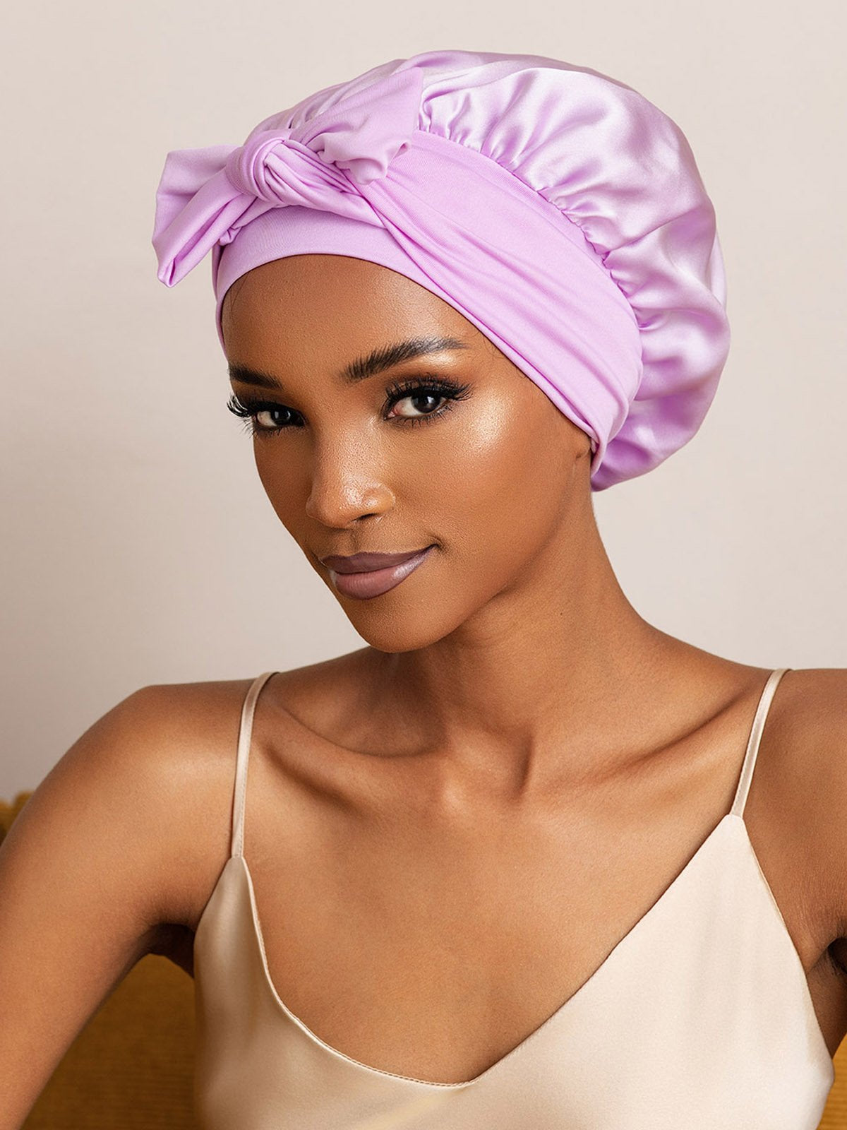 Nuvero PureSilk Bowknot Tie Bonnet