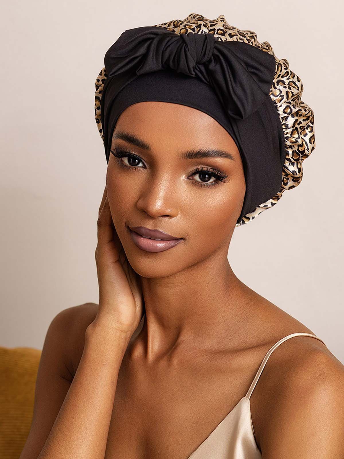 Nuvero PureSilk Bowknot Tie Bonnet