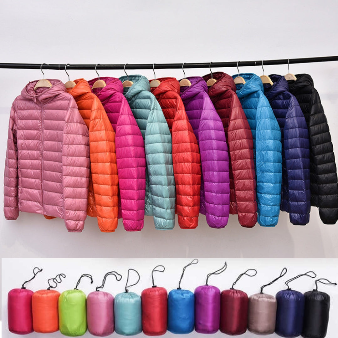 Manuela - Waterproof Jacket with White Duck Down