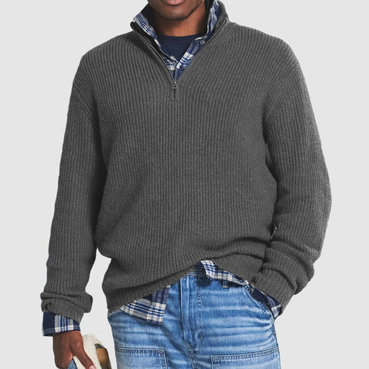 BONGANI -  Quarter Zip Sweater